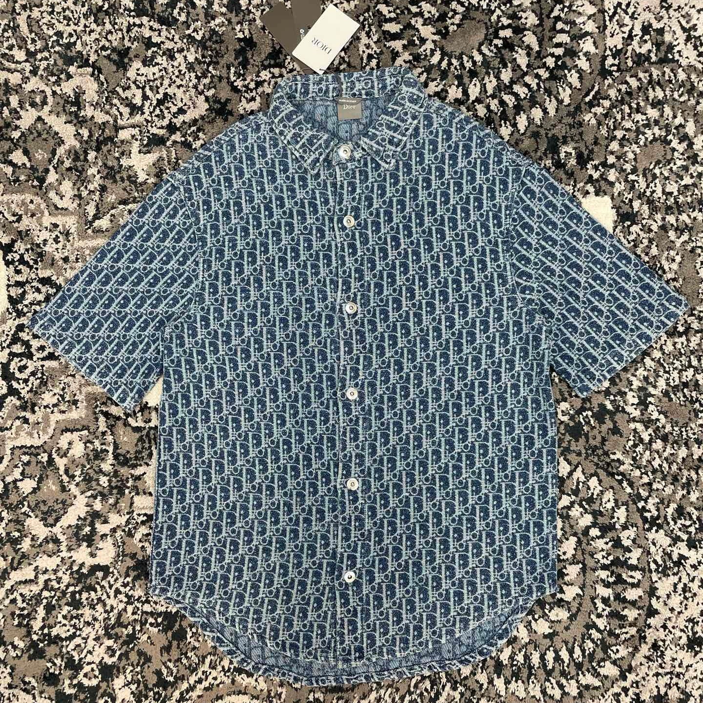 오블리크 반팔셔츠 (Oblique Short-sleeved shirt)
