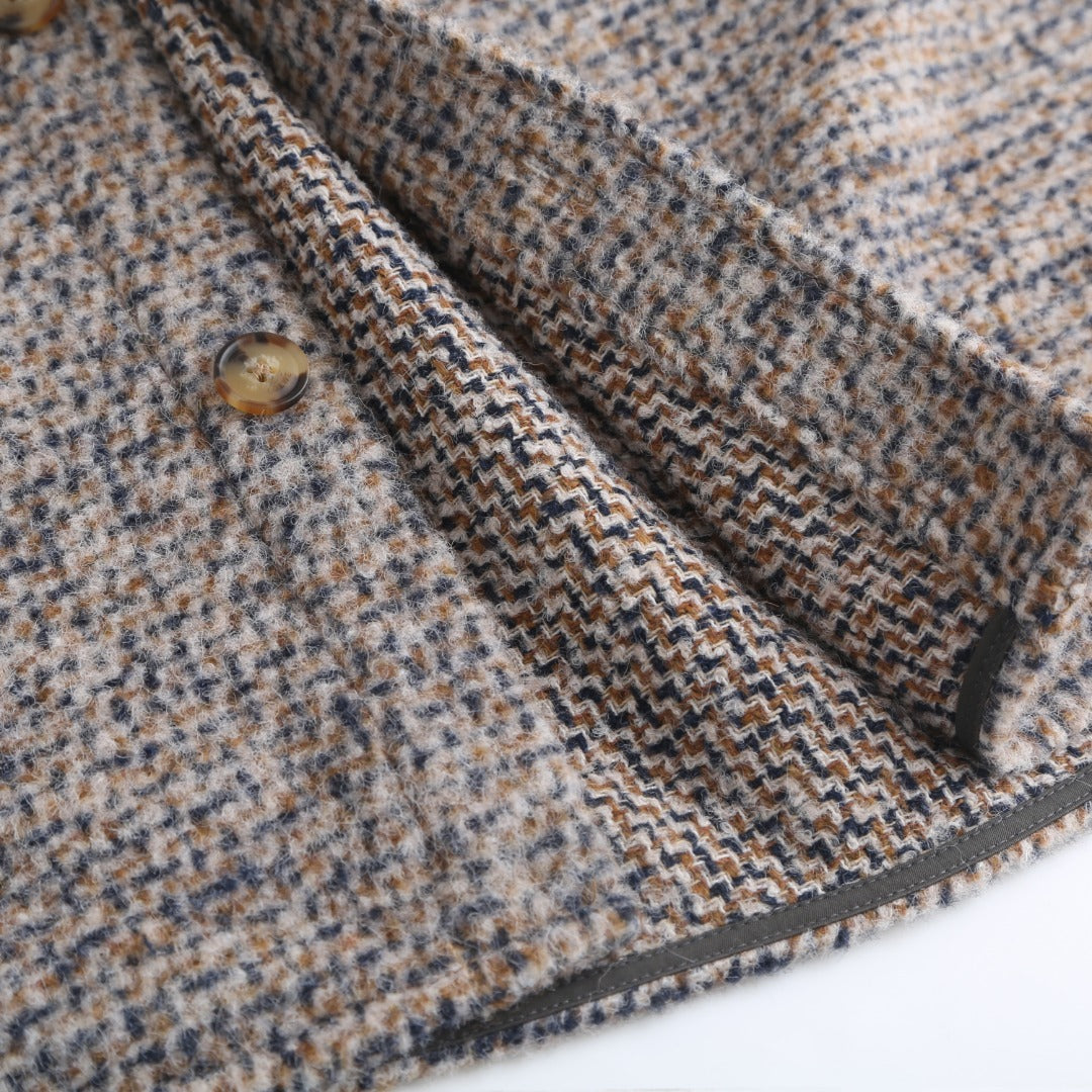 울 블렌드 셔츠 재킷 (Wool blend shirt jacket)