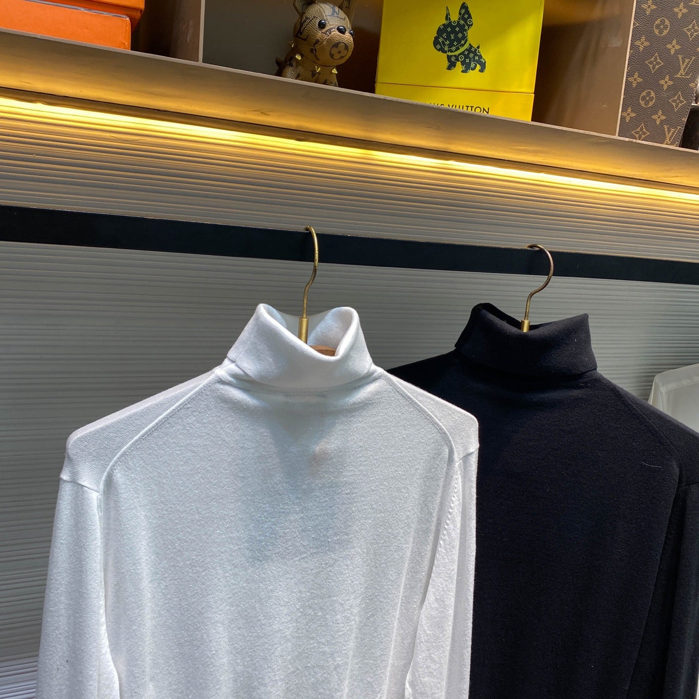 자카드 터틀넥 (jacquard turtleneck)