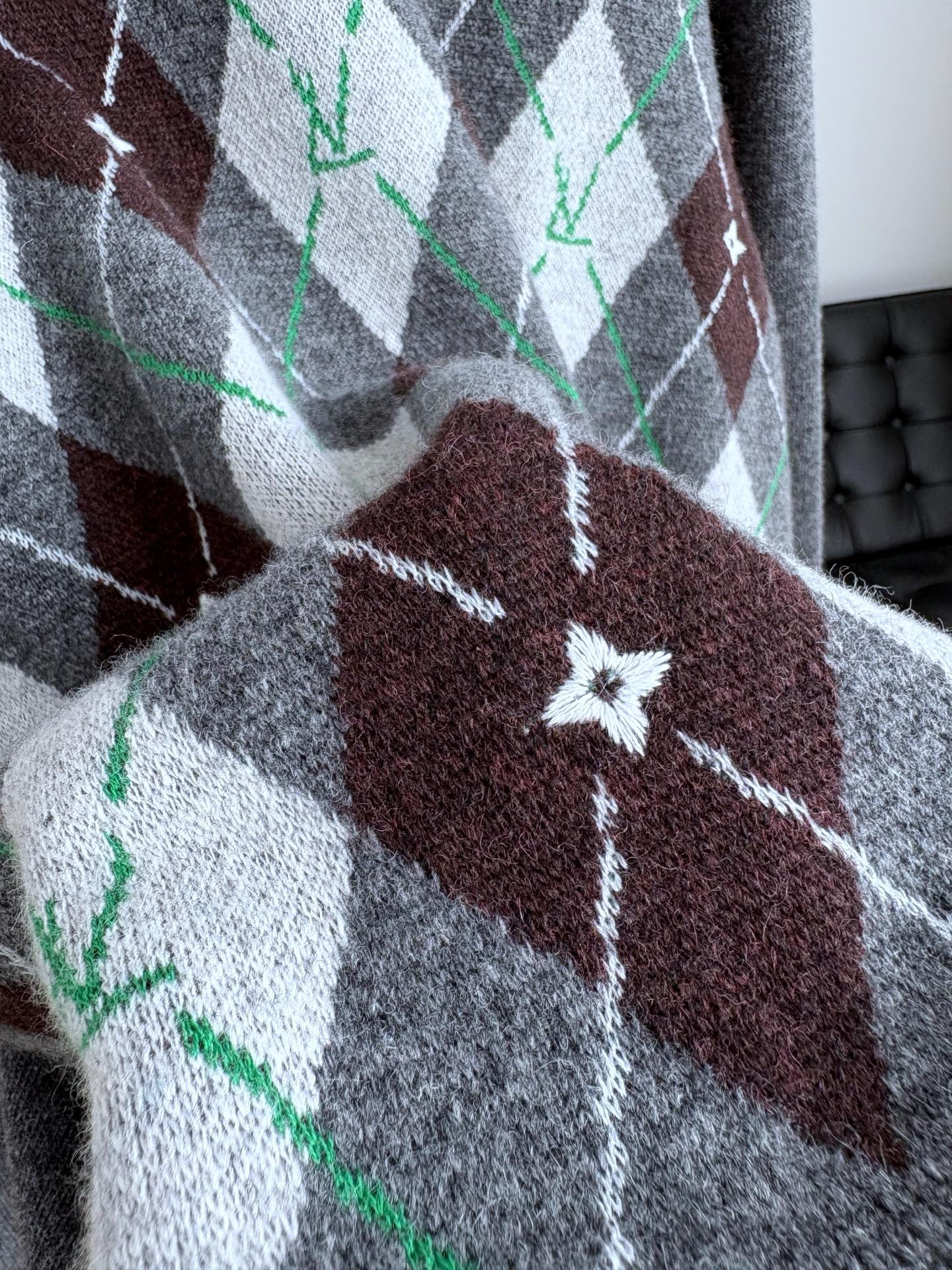 프레피룩 니트티 (Preppy look knit tee)