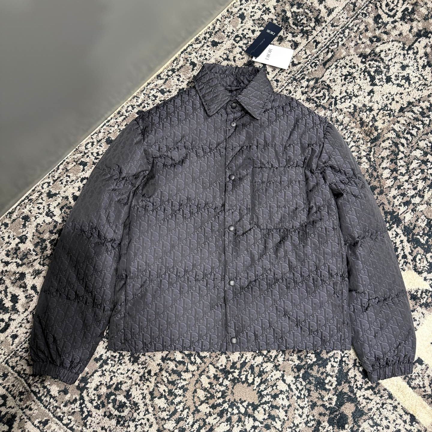 오블리크 퀄팅점퍼 (Oblique quilted jumper)