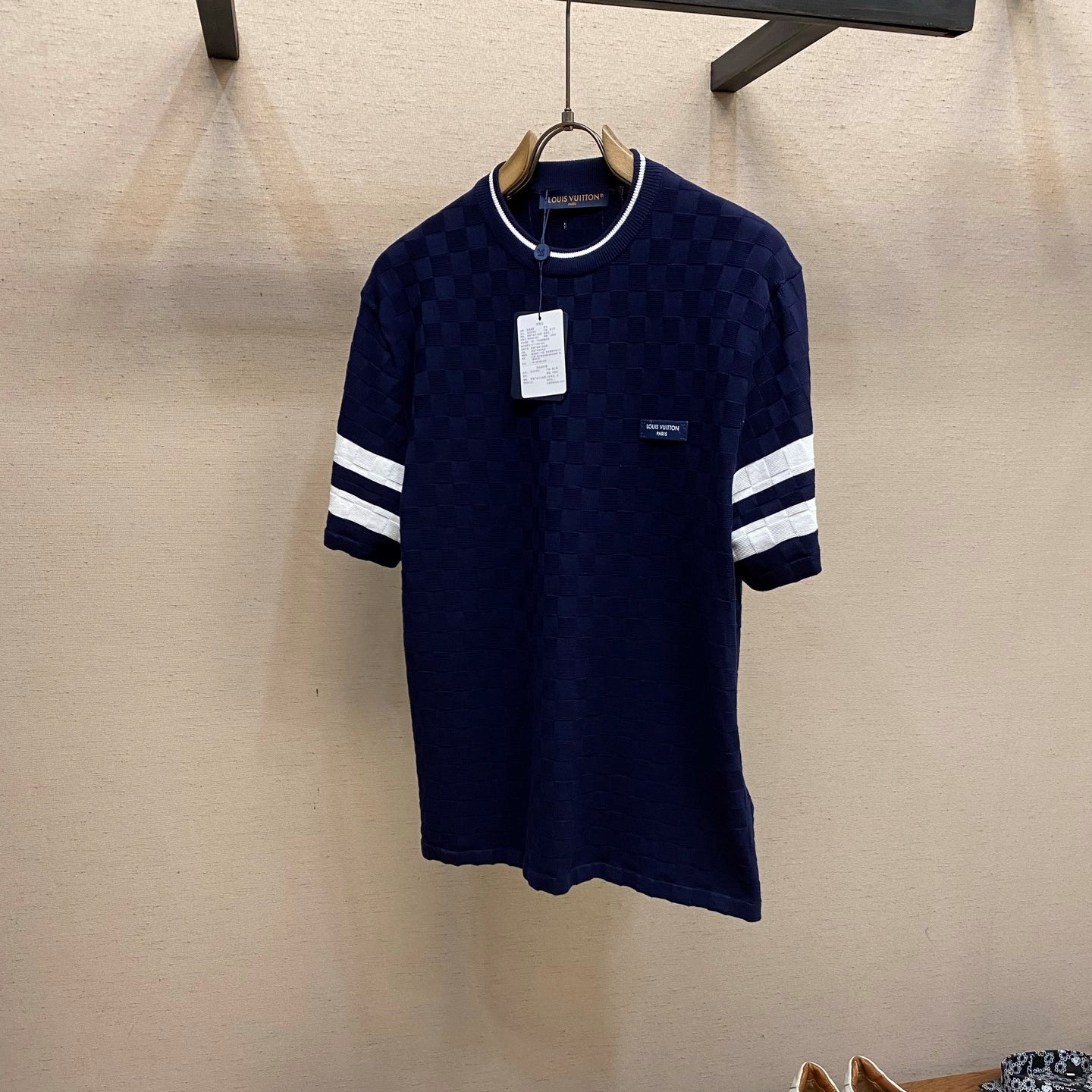체커보드 반팔세트 (Checkerboard Short-Sleeve Set)