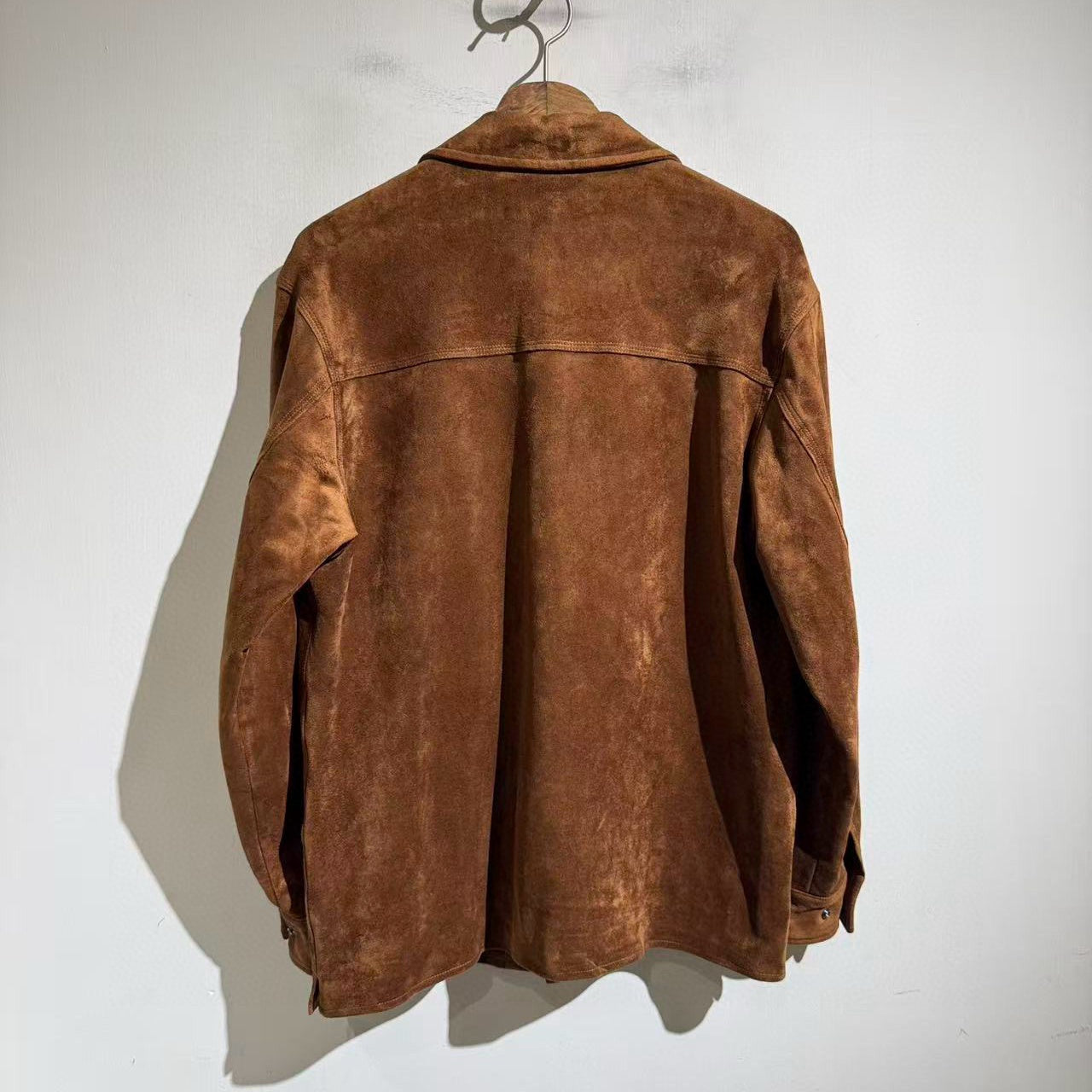 카라멜 가죽셔츠 (Caramel leather shirt)