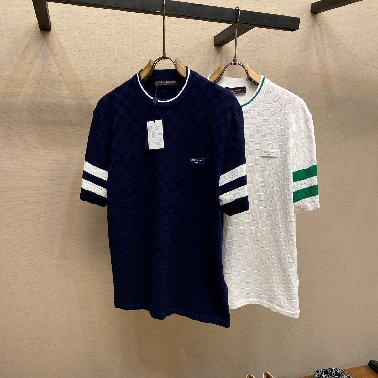 체커보드 반팔세트 (Checkerboard Short-Sleeve Set)