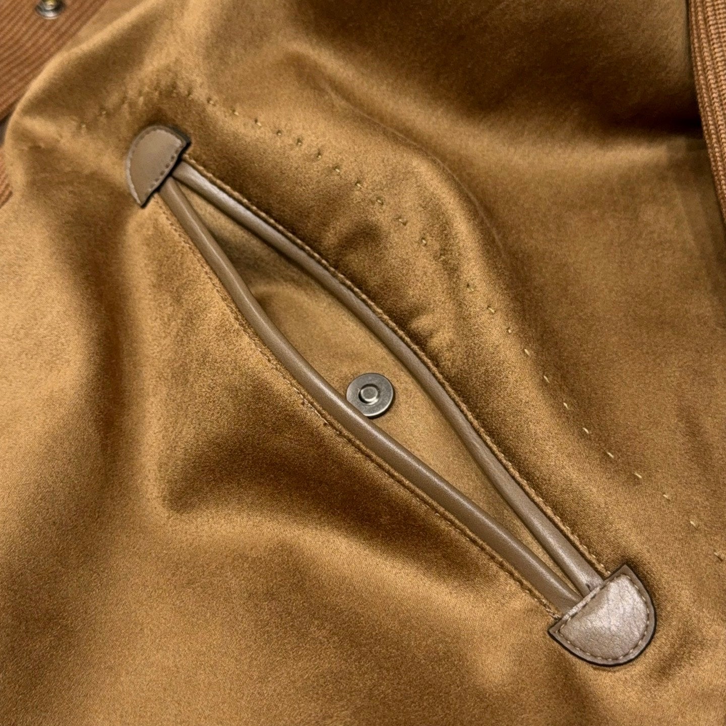 니트 스웨이드 자켓 (knit suede jacket)