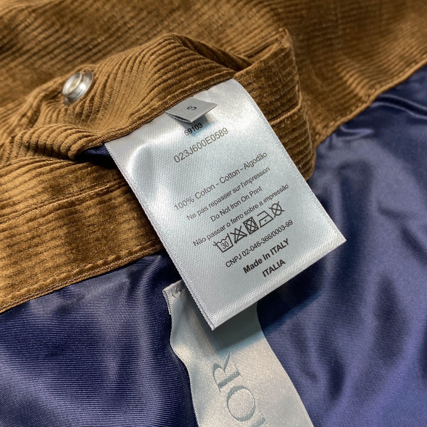 코듀로이 자켓 (corduroy jacket)