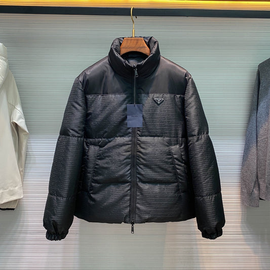 스탠드 칼라 양면패딩 (stand collar padding)