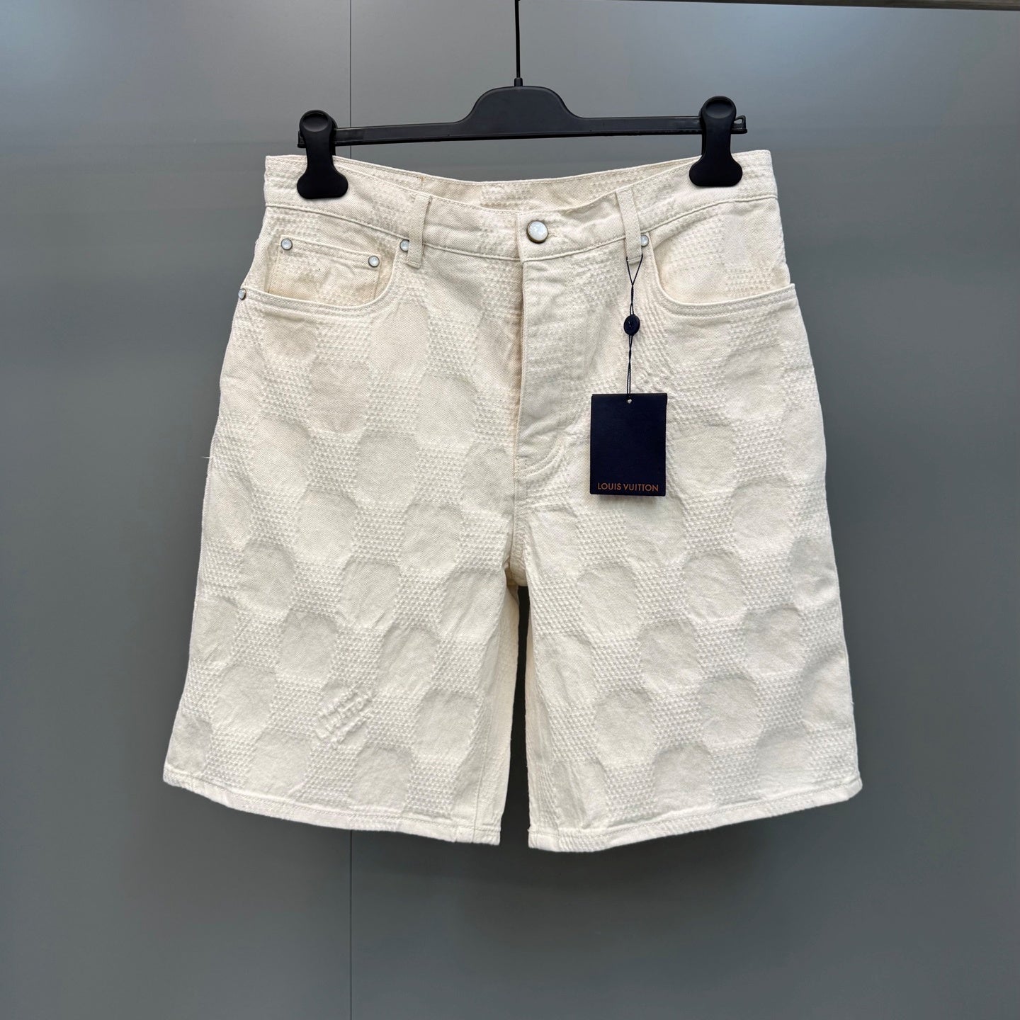 다미에 데님 숏팬츠 (Damier Denim Shorts)