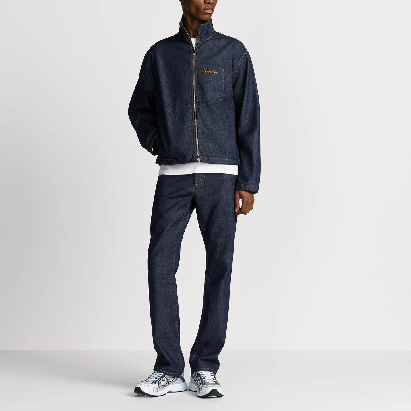보머 데님 셋업 (Bomber denim setup)