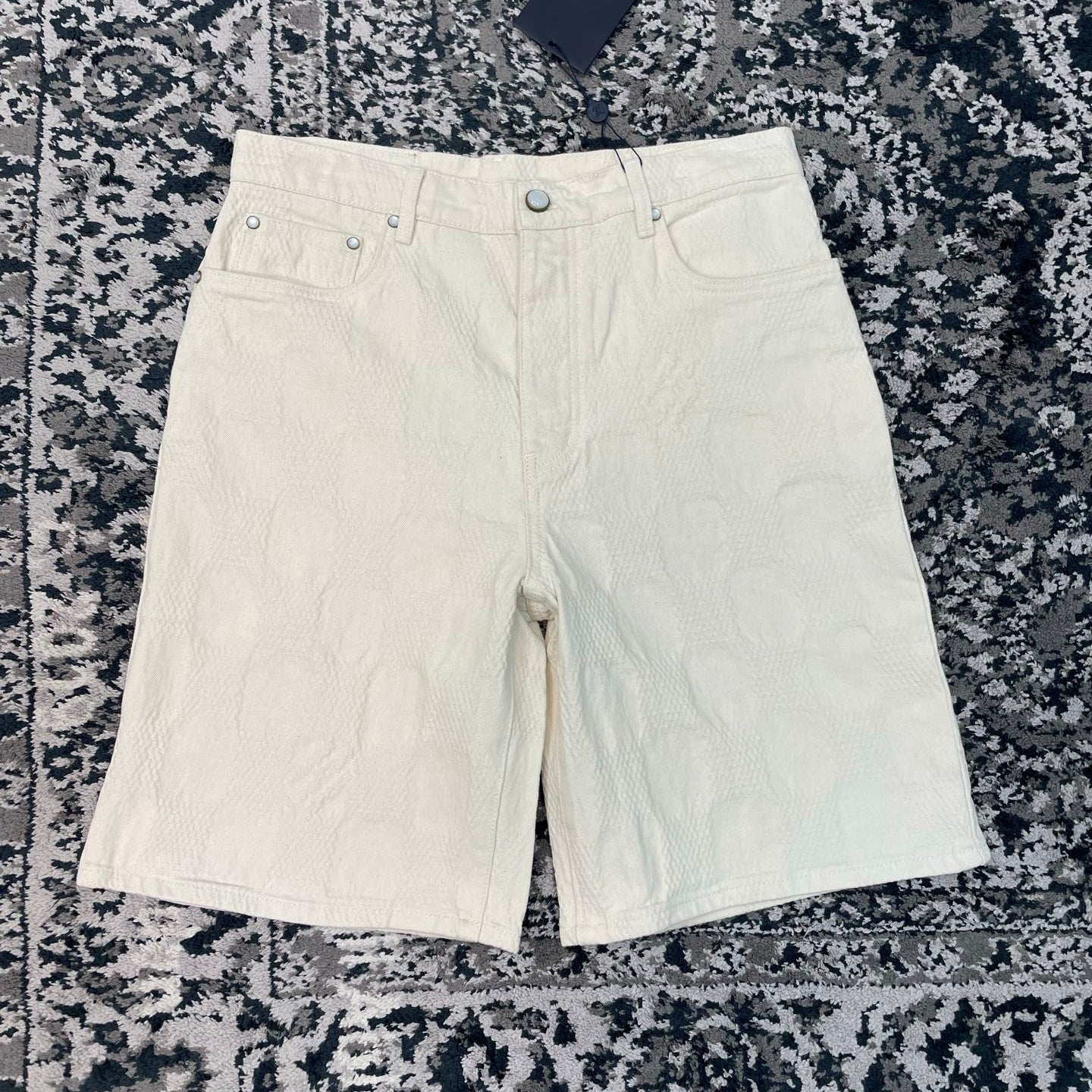 다미에 데님 숏팬츠 (Damier Denim Shorts)