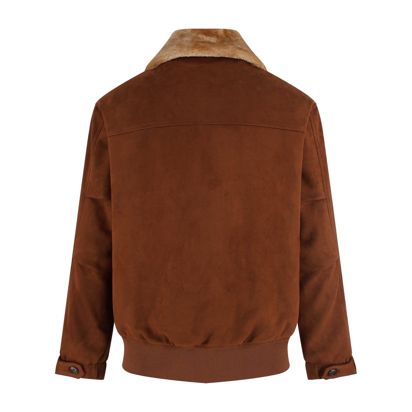 퍼 칼라 스웨이드자켓 (Fur collar suede jacket)