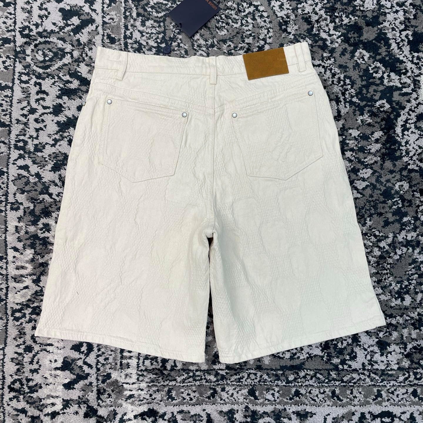 다미에 데님 숏팬츠 (Damier Denim Shorts)