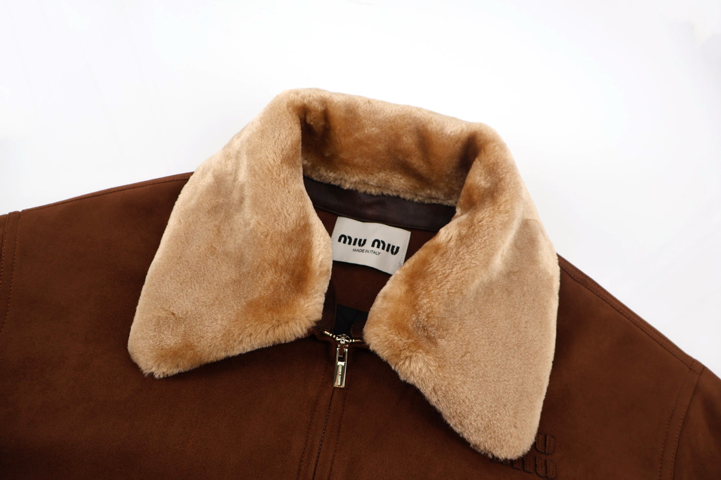 퍼 칼라 스웨이드자켓 (Fur collar suede jacket)