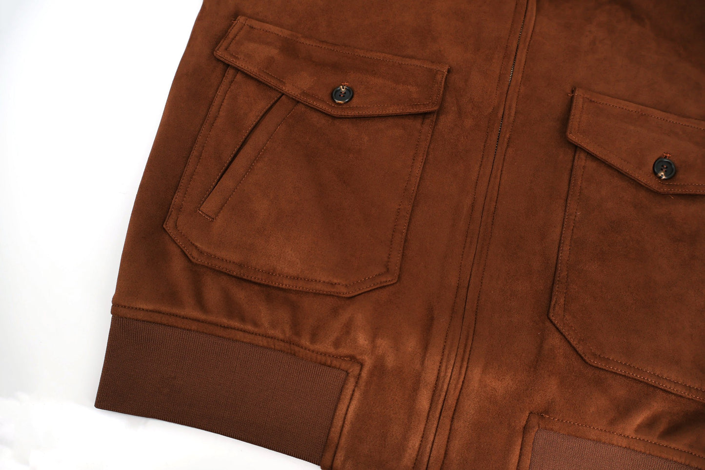 퍼 칼라 스웨이드자켓 (Fur collar suede jacket)