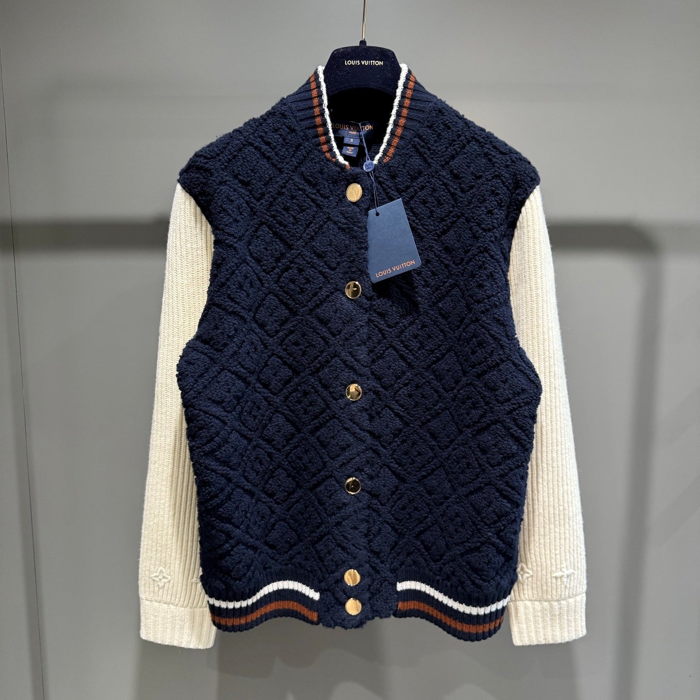 테리 베이스볼 가디건 (Terry Baseball Cardigan)
