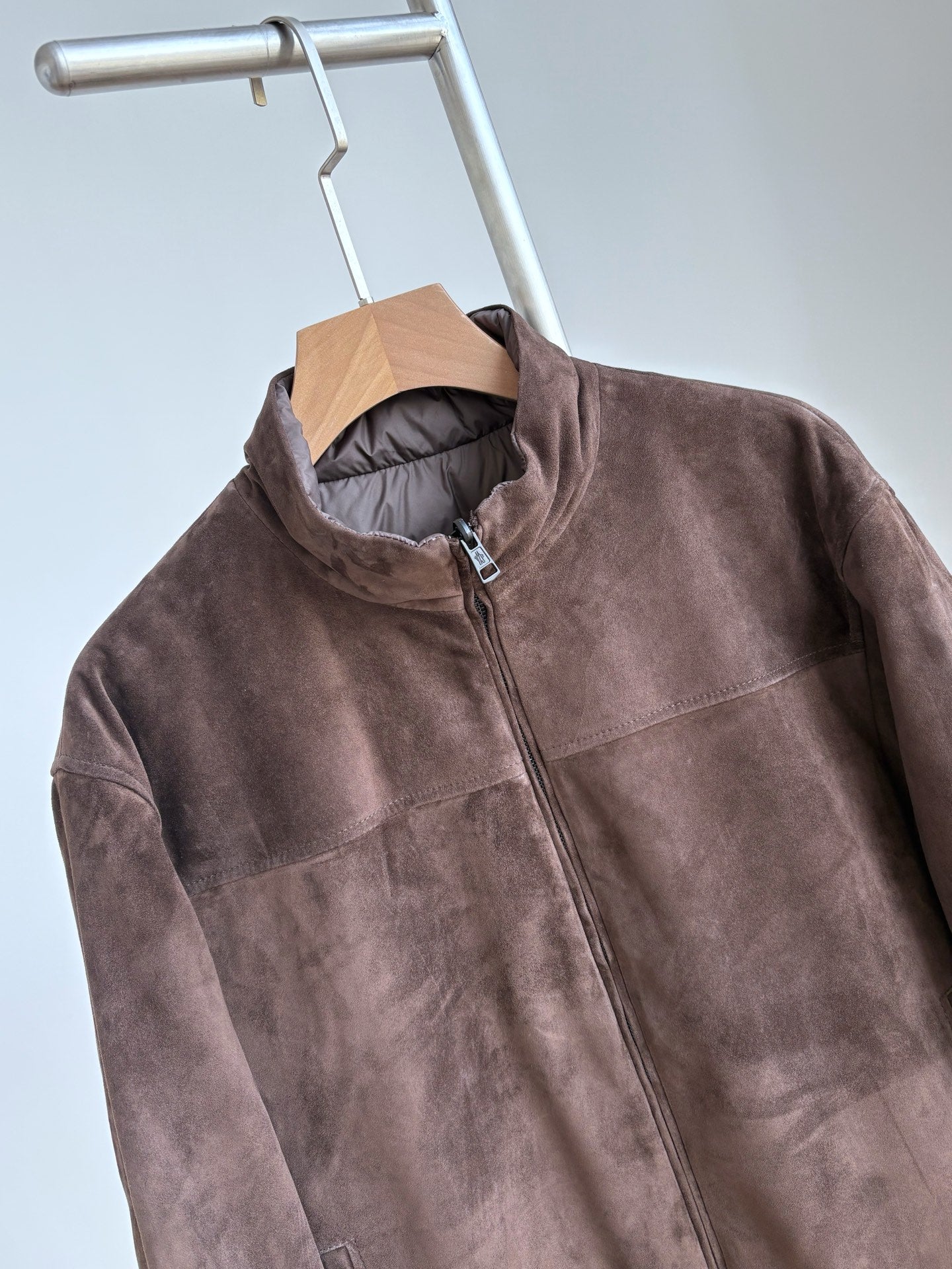 스웨이드 가죽 양면자켓 (Suede leather double-sided jacket)