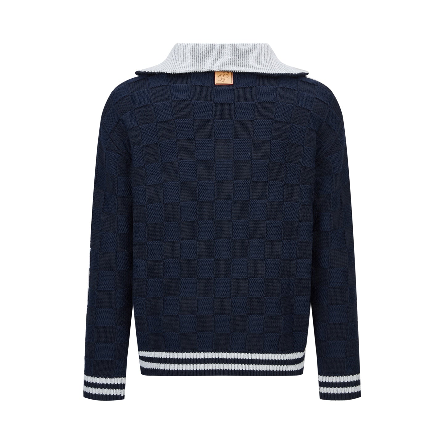 체크 집업 가디건 (Checked zip-up cardigan)