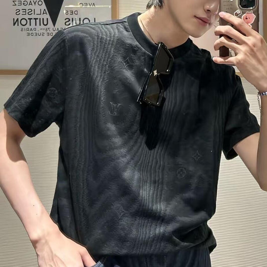 다크 자카드티셔츠 (Dark jacquard t-shirt)