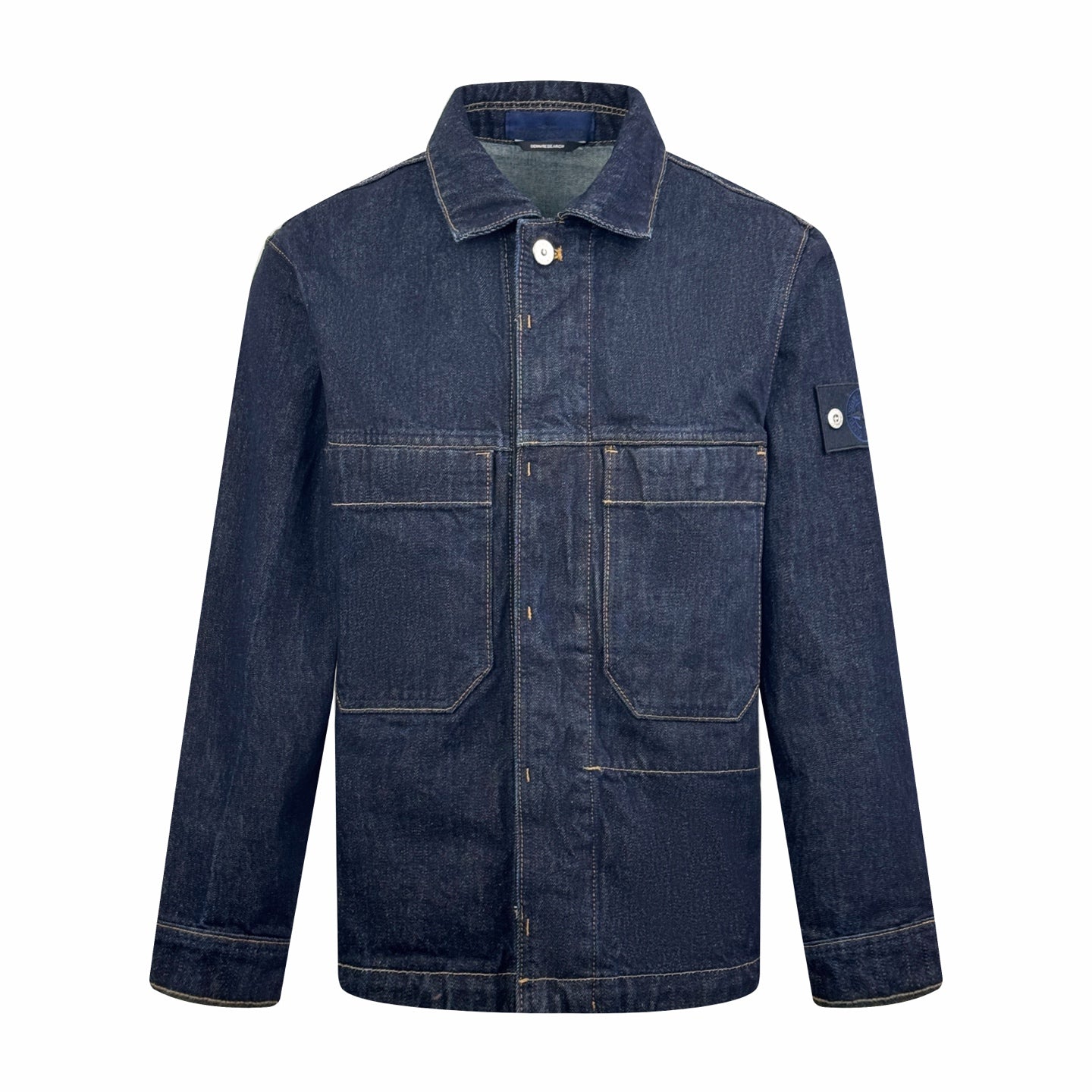 배지 데님 재킷 (badge denim jacket)