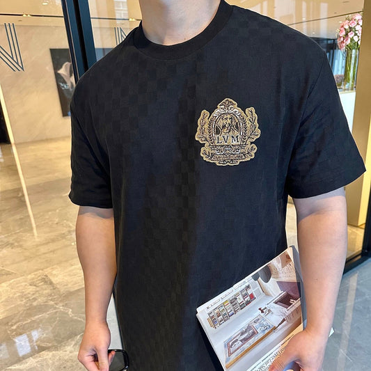 체커보드 반팔티셔츠 (Checkerboard short sleeve tshirt)