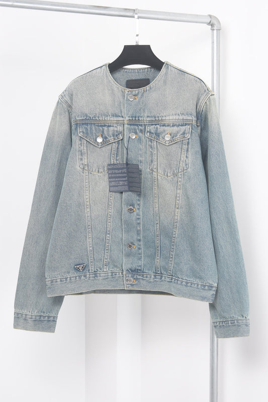 솔리드 데님자켓 (solid denim jacket)