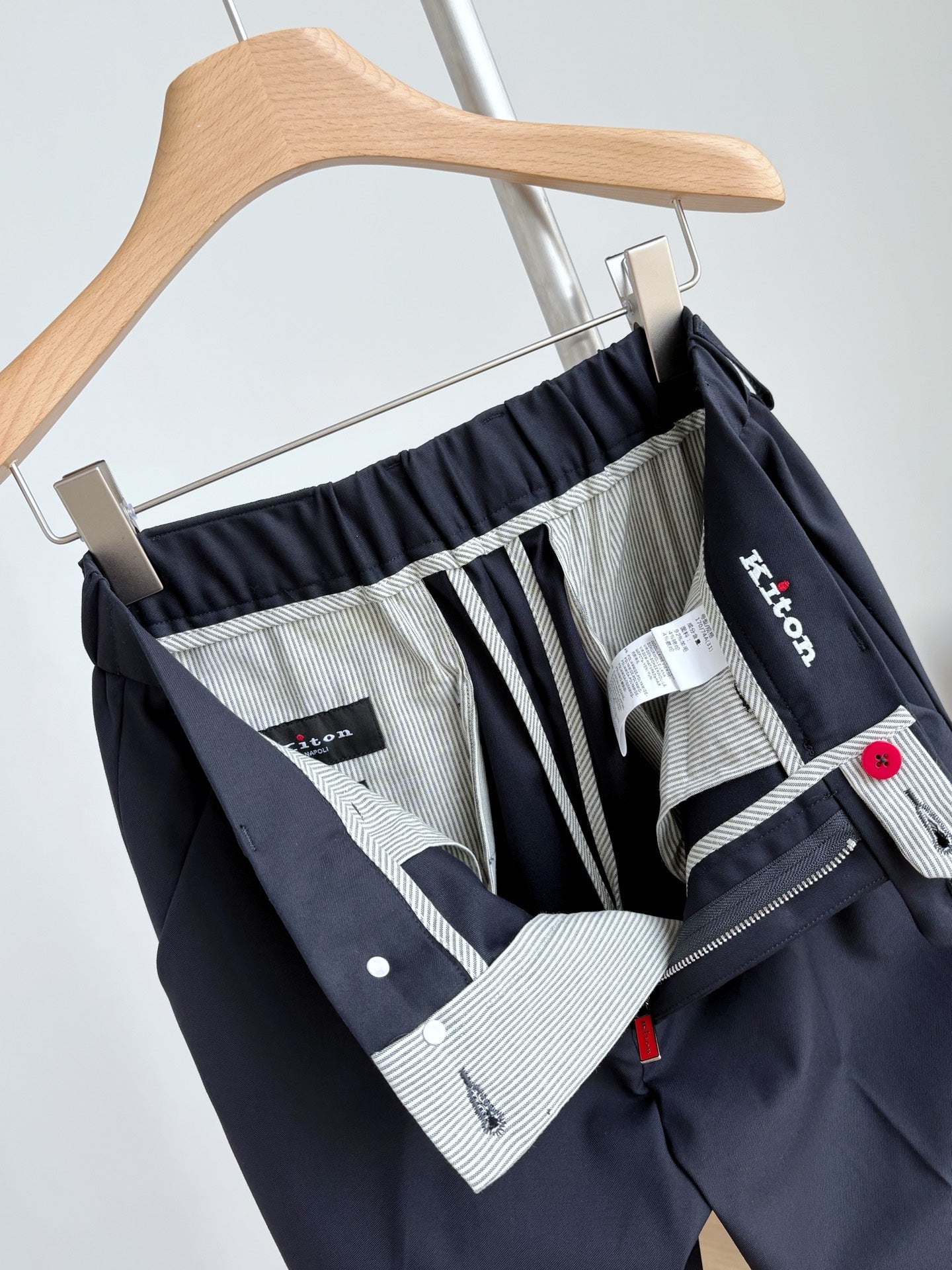 블루 울 팬츠 (blue wool pants)