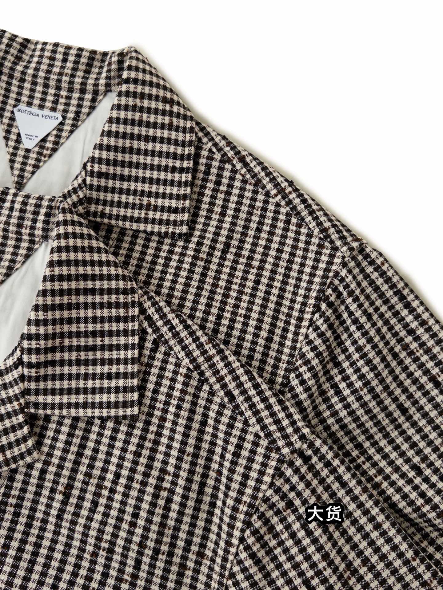 하운드투스 반팔셔츠 (Houndstooth short sleeve shirt)