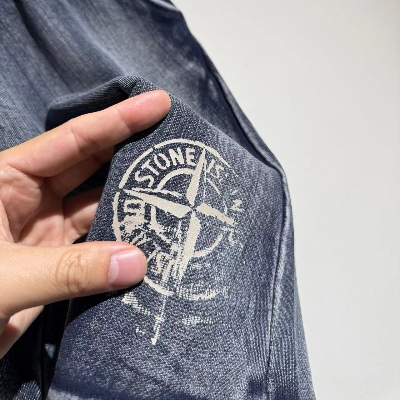 블루워시 반바지 (blue wash shorts)