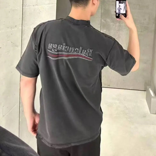 리버스 반팔티셔츠 (Reverse short sleeve t-shirt)