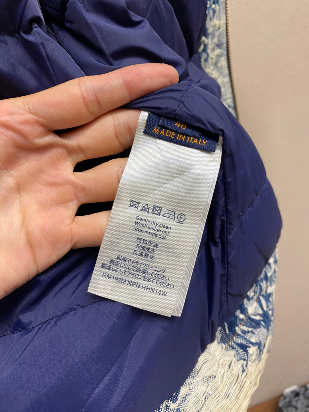K890 424774 데님다운자켓