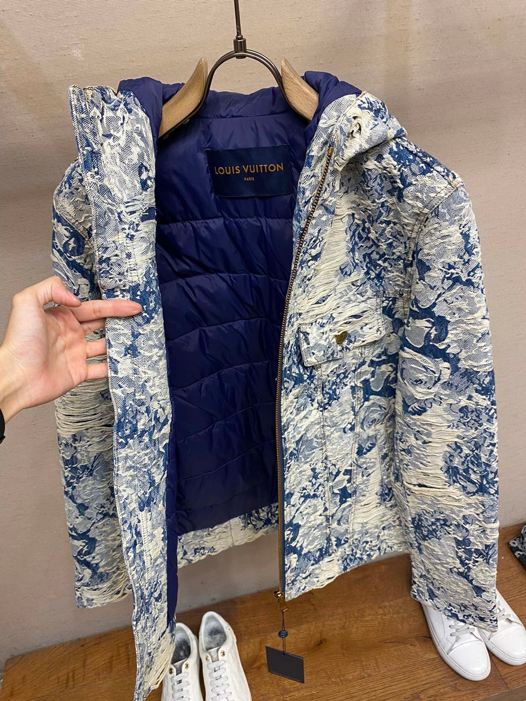 K890 424774 데님다운자켓