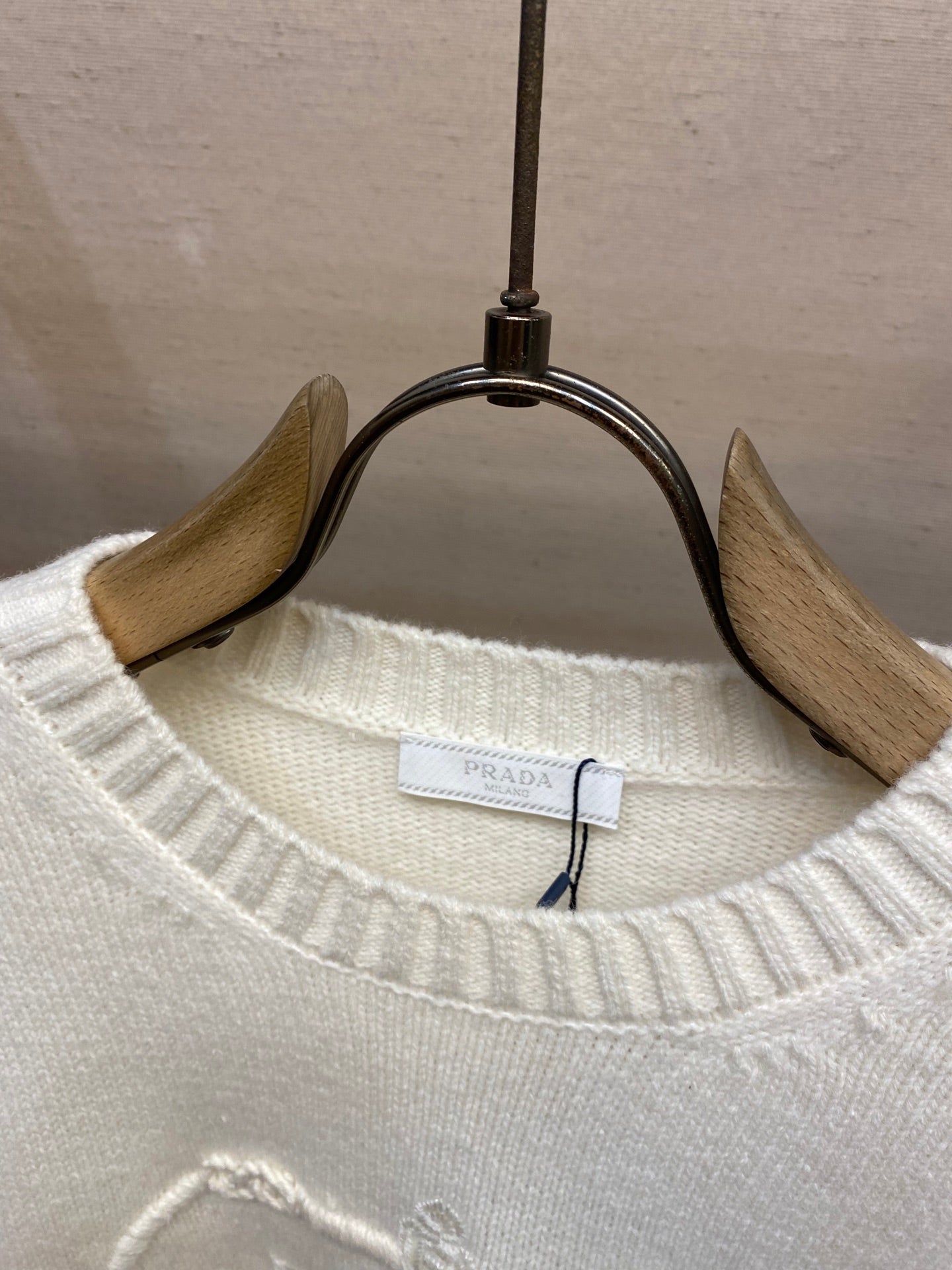 레터 로프 니트티 (Letter Rope Knit T-shirt)