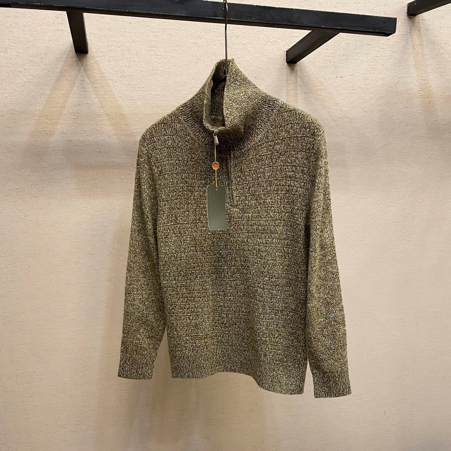 울 하프 니트티 (Wool half knit tee)