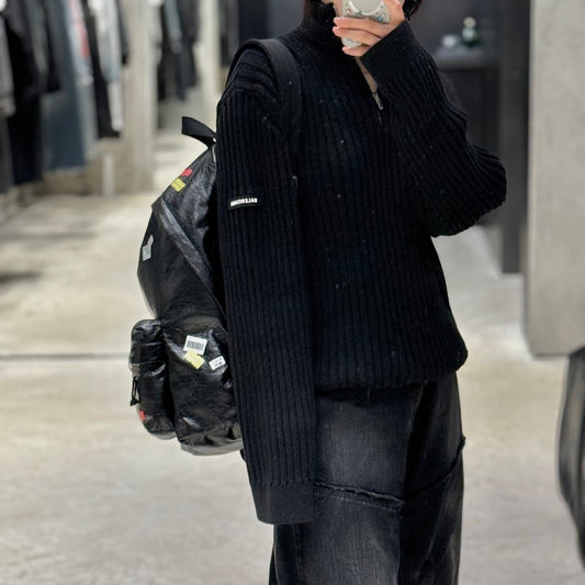 하이넥 티셔츠 (high neck t-shirt)