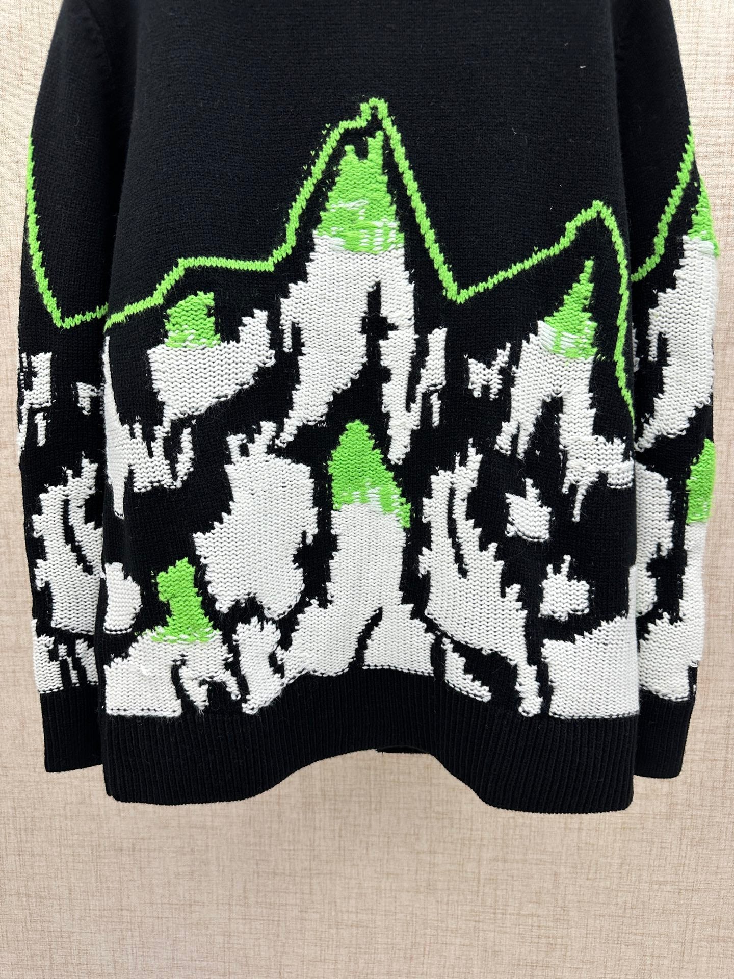 자카드 니트집업 (Jacquard knit zip-up)