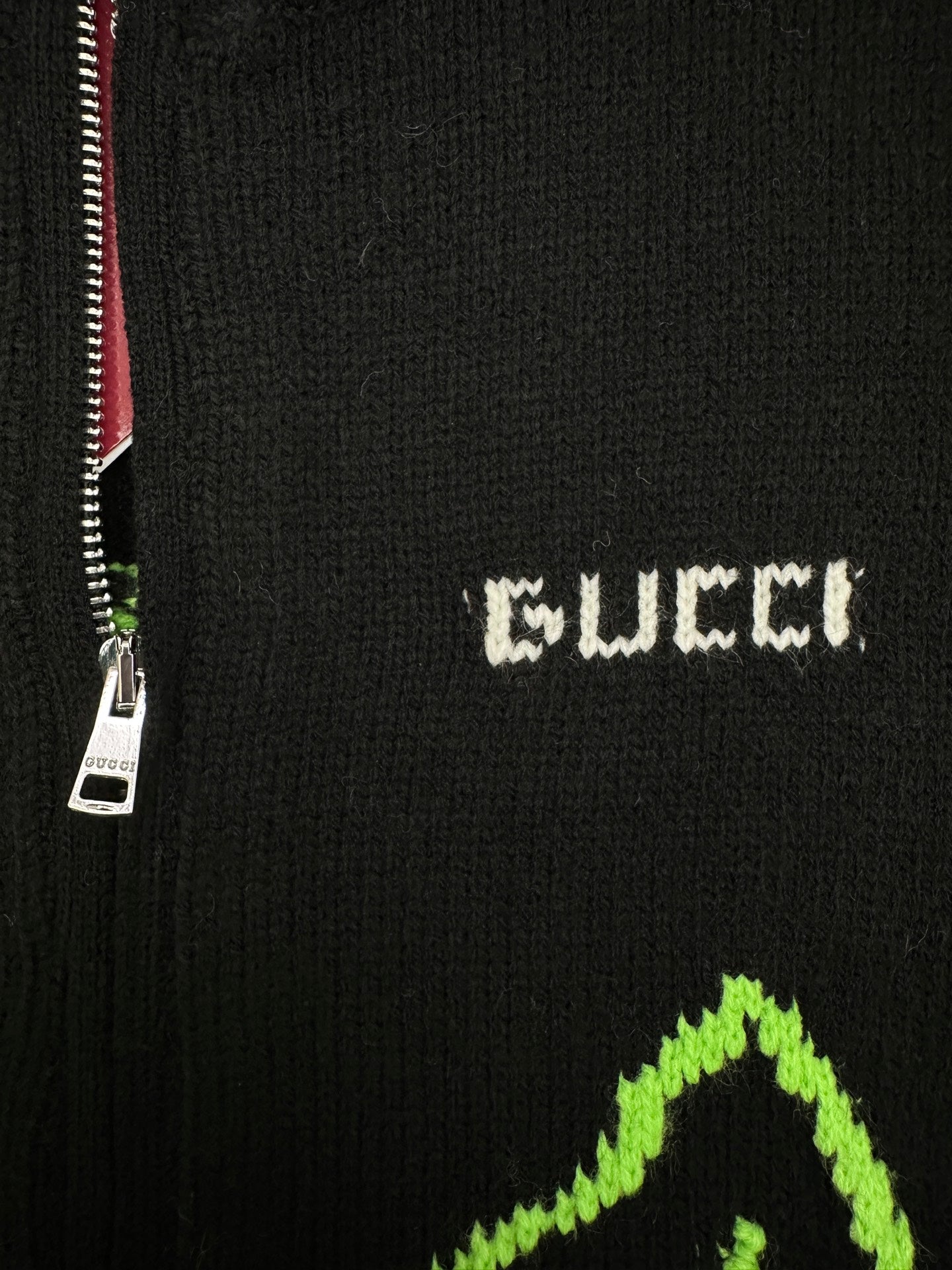 자카드 니트집업 (Jacquard knit zip-up)