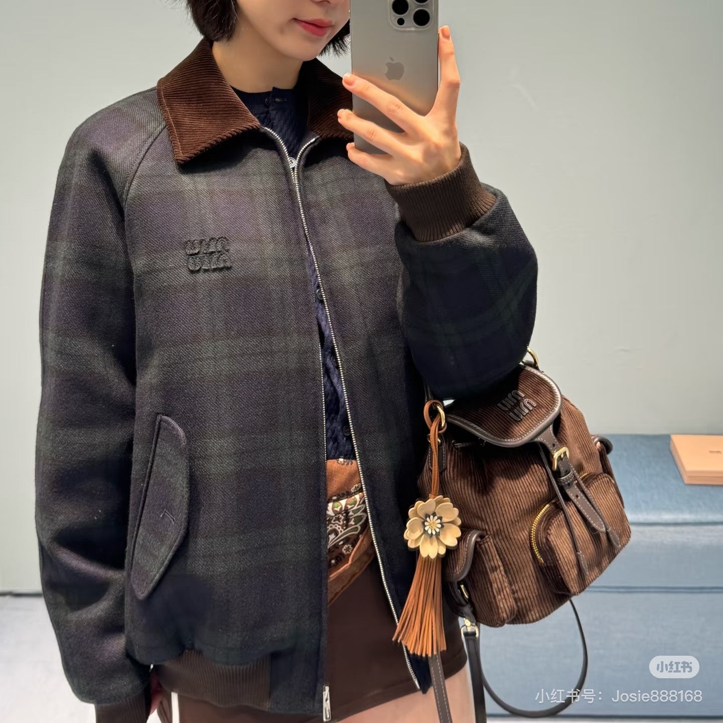 여성 코튼 퀄팅 재킷 (Cotton quilted jacket)