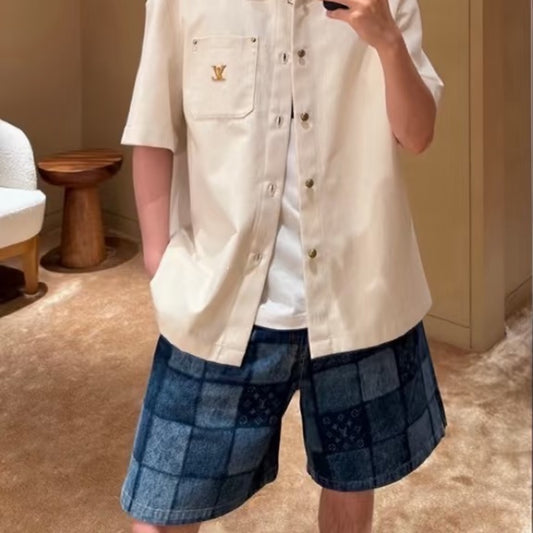 오가닉 데님 숏츠 (Organic Denim Shorts)