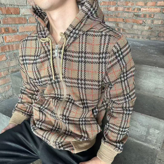 블렌드 집업가디건 (Blended zip-up cardigan)