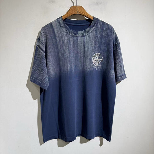 프린트 그라데이션 티셔츠 (printed gradient t-shirt)