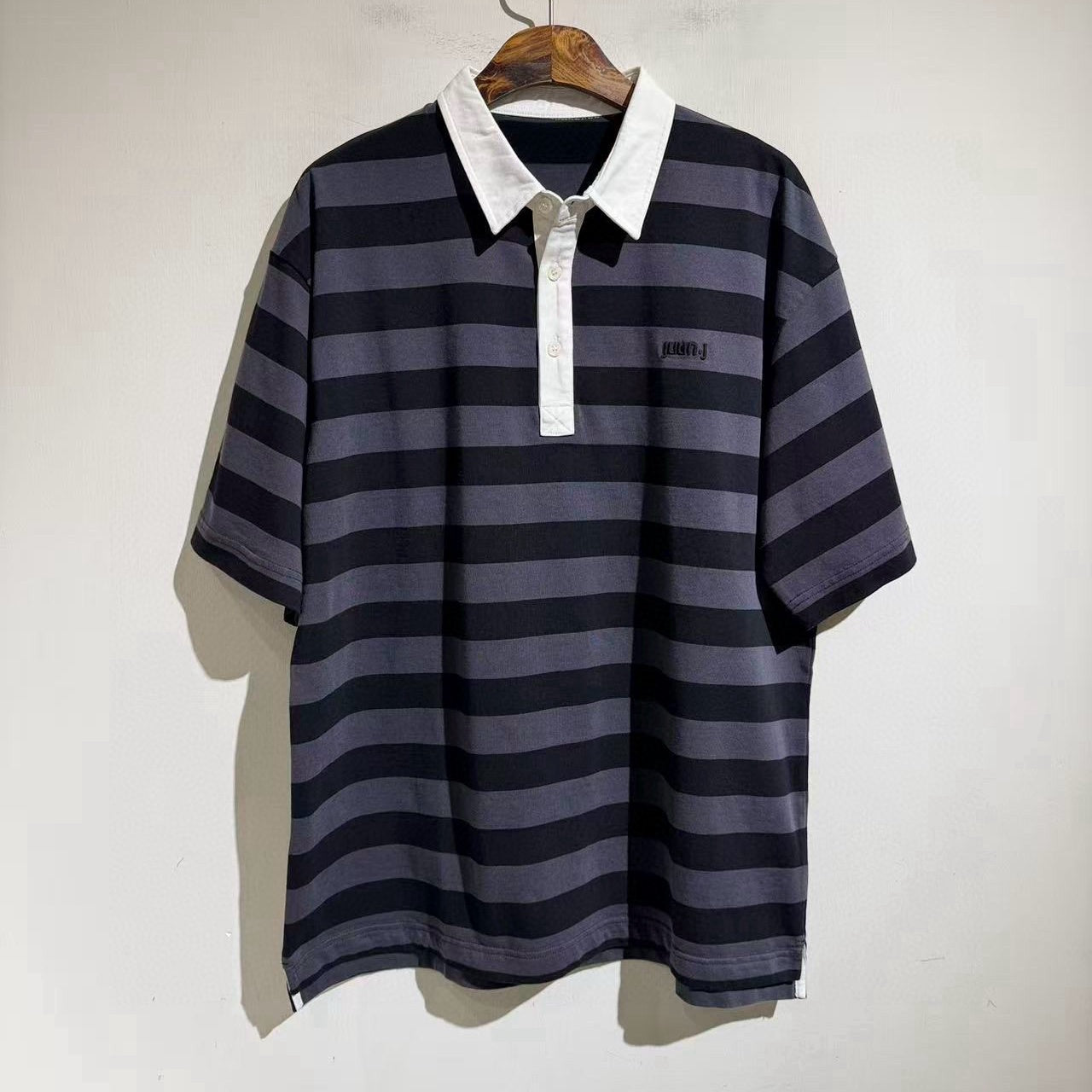 폴로 반팔티셔츠 (Striped Polo Shirt)
