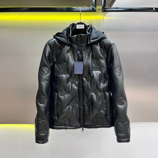 양가죽 엠보싱 패딩 (Sheepskin embossed padding)