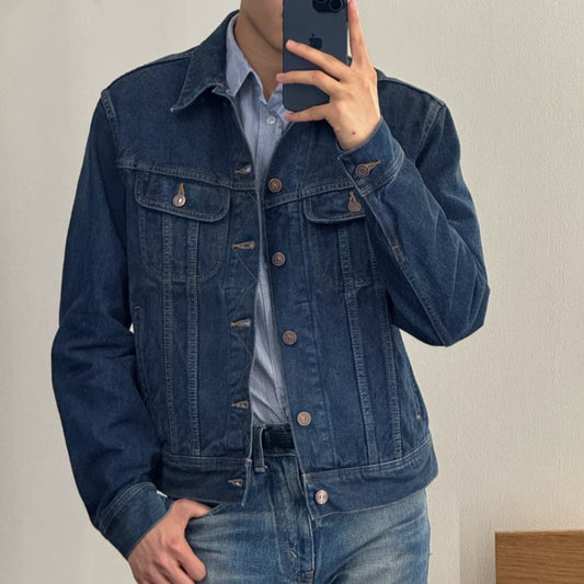 자수 데님자켓 (embroidered denim jacket)