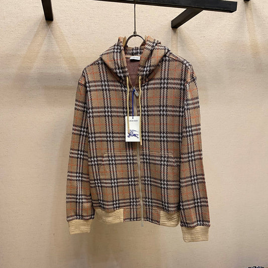 블렌드 집업가디건 (Blended zip-up cardigan)