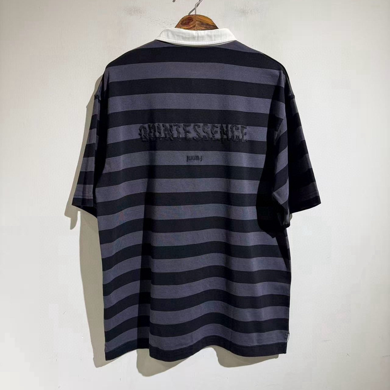 폴로 반팔티셔츠 (Striped Polo Shirt)