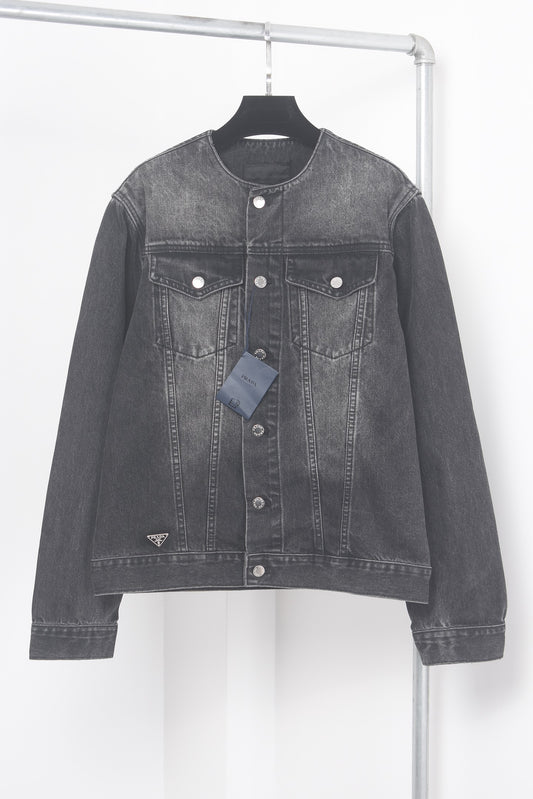 솔리드 데님자켓 (solid denim jacket)