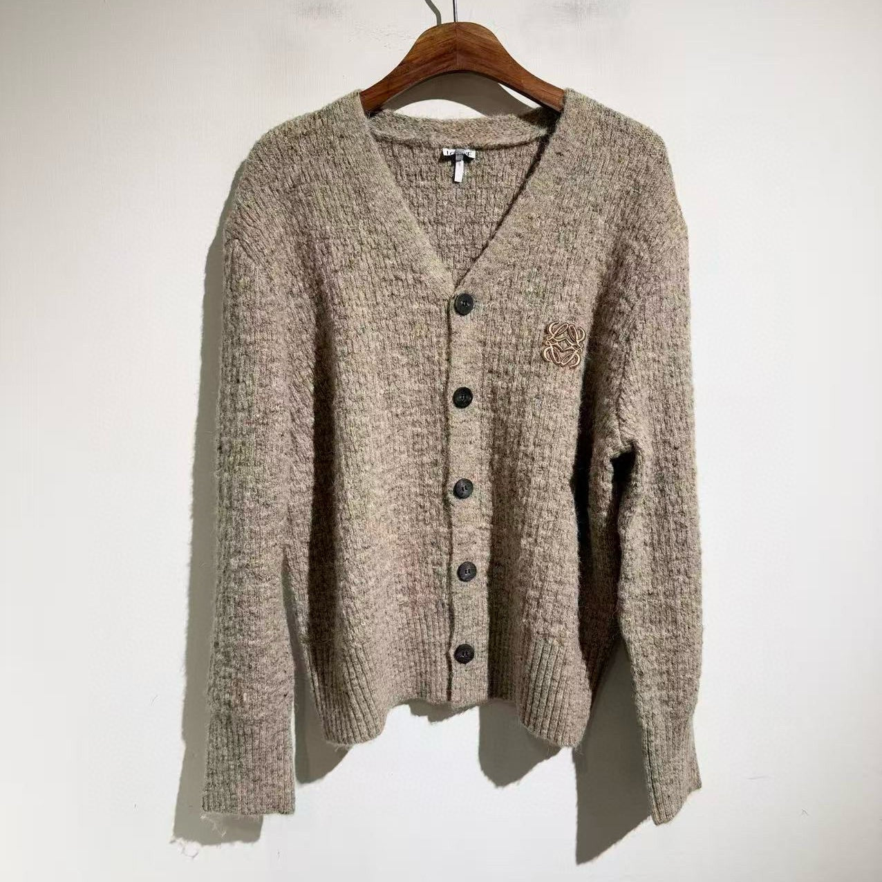 직조 니트가디건 (Woven knit cardigan)