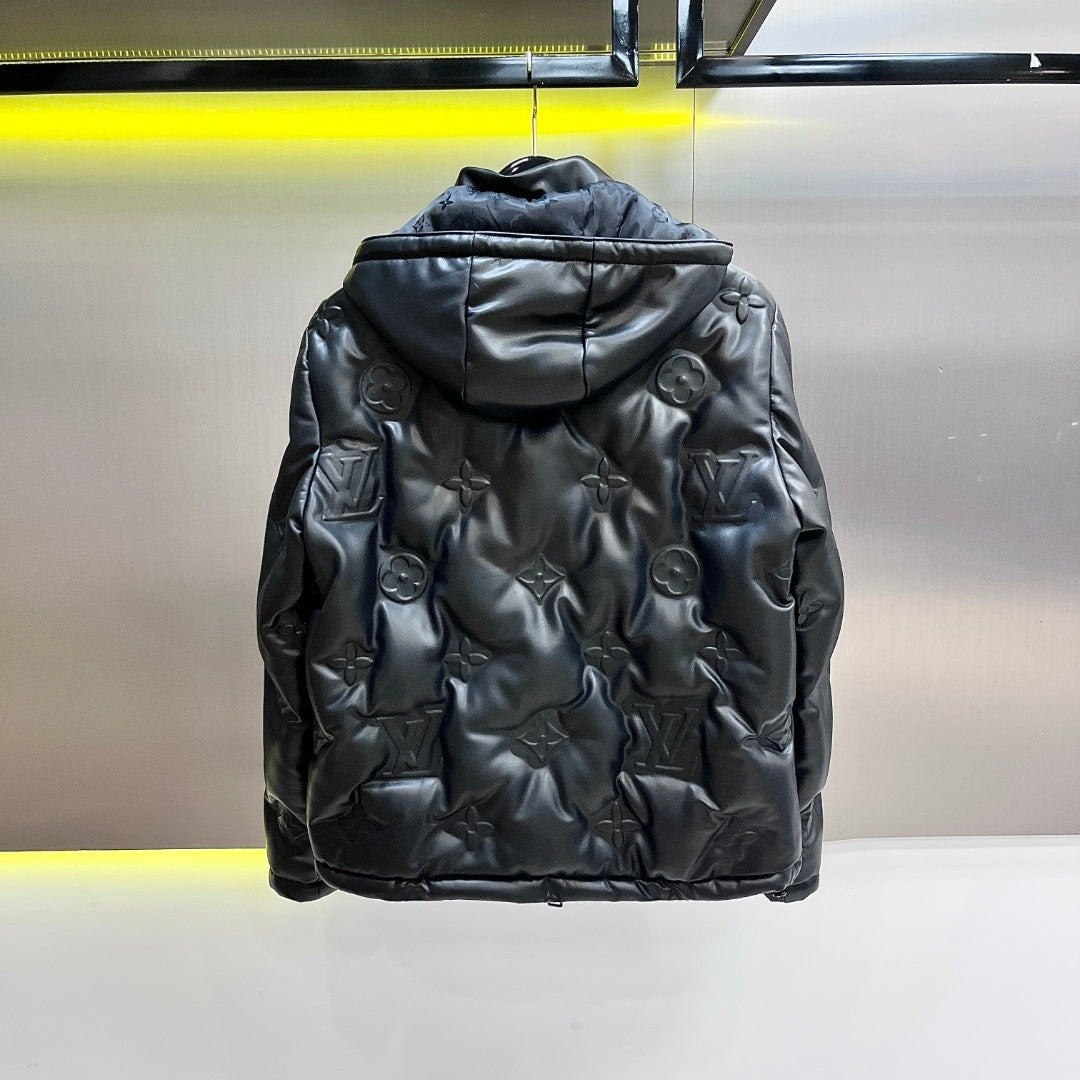 양가죽 엠보싱 패딩 (Sheepskin embossed padding)