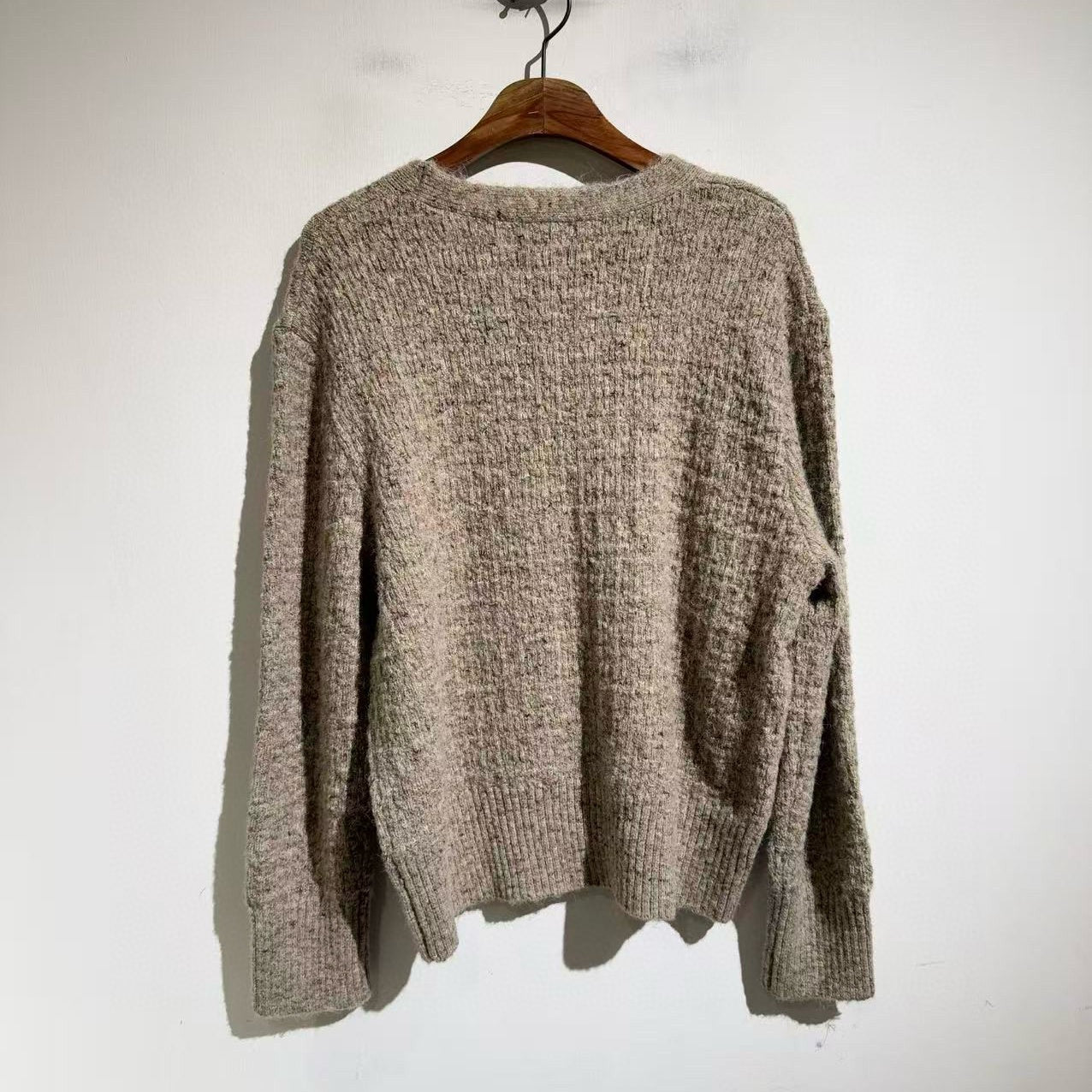 직조 니트가디건 (Woven knit cardigan)