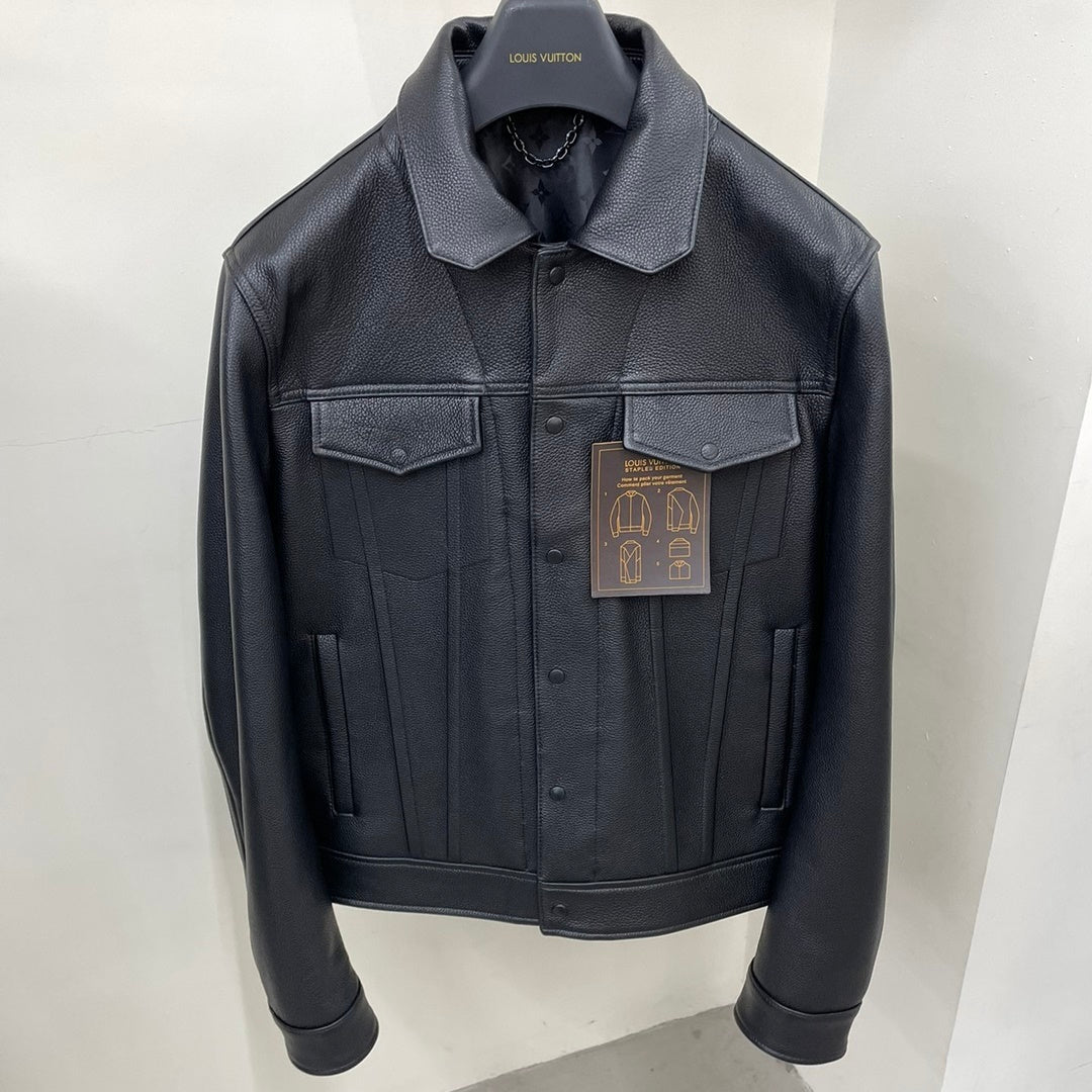 J425372 라이치 그레인 가죽자켓